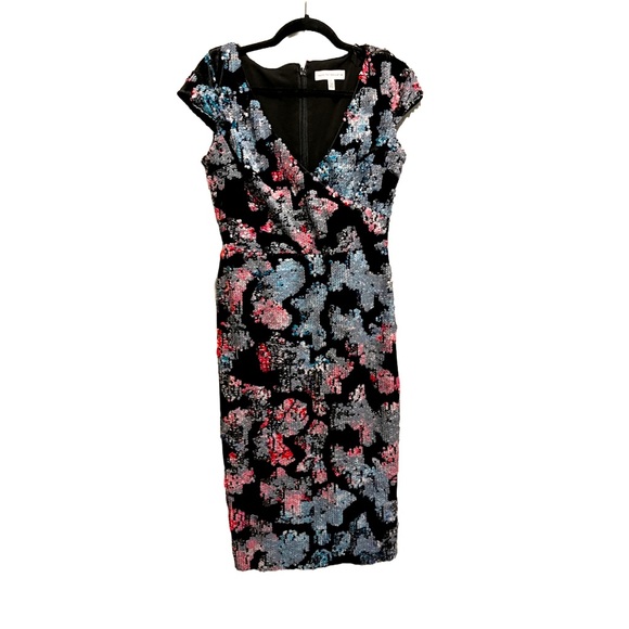 Dress The Population Sequin Cocktail Dress - Picture 1 of 7